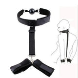 Open Mouth Gag with Backhand Cuffs
