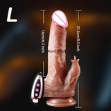 Realistic Telescopic Dildo & Female Stimulator – Flexible, Big-Penile Anal Plug