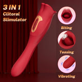 Mouth & Clit Stimulator Tongue Licking Sex Toy