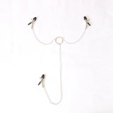 Y-Shaped Metal Nipple Clamp Chain