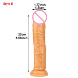 10 Inch Realistic Dildo with Powerful Suction