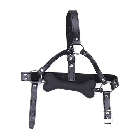 Adjustable Ball Gag with Leather Strap