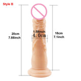 10 Inch Realistic Dildo with Powerful Suction