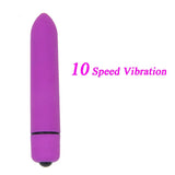 10-Speed Love Egg Vibrator – Compact G-Spot & Clitoral Bullet for Women