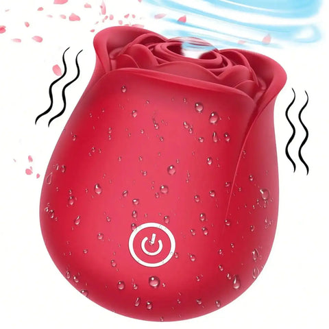 Rose Suction Stimulator Nipple & Clitoral Sucking Vibrator