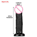 10 Inch Realistic Dildo with Powerful Suction