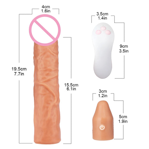 Vibrator Ring & Penis Sleeve Extender – Reusable Delay Enhancer