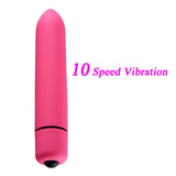 10-Speed Love Egg Vibrator – Compact G-Spot & Clitoral Bullet for Women