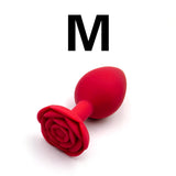 Rose Design Silicone Anal Plug – Beginner to Expert Size Options (3 Size)