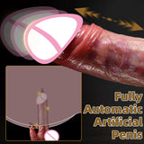 Realistic Telescopic Dildo & Female Stimulator – Flexible, Big-Penile Anal Plug