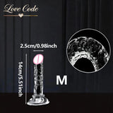 Transparent Suction Cup Dildo – Soft Jelly Silicone Intimate Massager