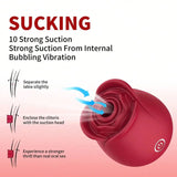 Rose Suction Stimulator Nipple & Clitoral Sucking Vibrator