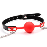 Ball Gag with Nipple Clamps