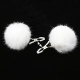 Furry Pom-Pom Nipple Clamps