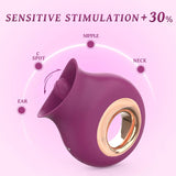Woman Clitoris Licker Tongue Vibrator and Pleasure Massager