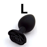Rose Design Silicone Anal Plug – Beginner to Expert Size Options (3 Size)