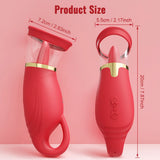DualSense Tongue Sucking Vibrator – Clitoral Suction & Licking Massager for Women