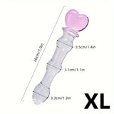 Crystal Glass Anal Plug & Beaded Dildo – Prostate and Intimate Stimulation Massager