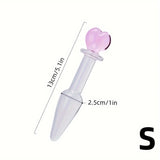 Crystal Glass Anal Plug & Beaded Dildo – Prostate and Intimate Stimulation Massager