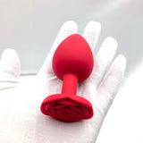 Rose Design Silicone Anal Plug – Beginner to Expert Size Options (3 Size)