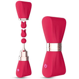 Mini Bullet Vibrator with 3 Silicone Massage Heads – High-Frequency Clitoral & G-Spot Massager
