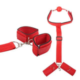 Open Mouth Gag with Backhand Cuffs