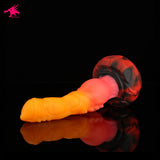 Fantasy Knot Silicone Dildo with Suction Cup – G-Spot Stimulation Massager