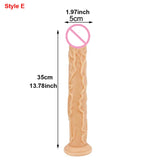 10 Inch Realistic Dildo with Powerful Suction