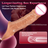 Vibrator Ring & Penis Sleeve Extender – Reusable Delay Enhancer