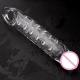 Super Big Realistic Penis Sleeve Extender - Reusable Condom for Men