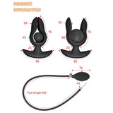 Inflatable Vibrating Anal Plug – 10-Mode Prostate & G-Spot Expansion Massager