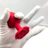 Rose Design Silicone Anal Plug – Beginner to Expert Size Options (3 Size)