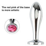 Metal Anal Plug Set (3 Sizes) Deep Dilator for Anus Adult Toy