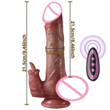 Realistic Telescopic Dildo & Female Stimulator – Flexible, Big-Penile Anal Plug