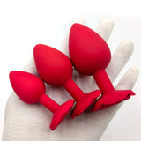 Rose Design Silicone Anal Plug – Beginner to Expert Size Options (3 Size)
