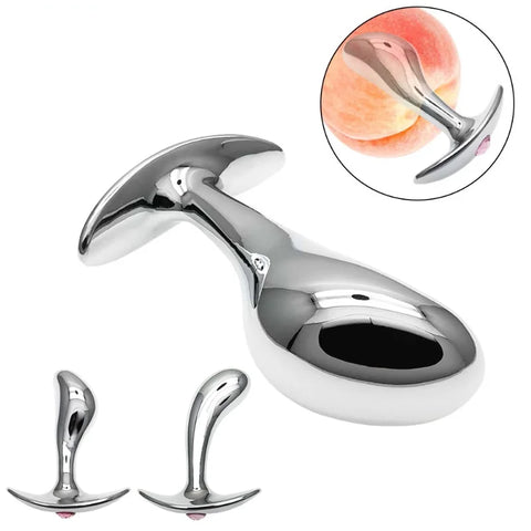 Stainless Steel Anal Plug Prostate Massage Stainless Steel Anal Plug Prostate Massage
