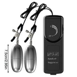 Wired Bullet Vibrator with Nipple Clamps