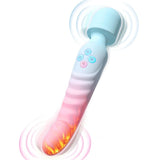 2-in-1 Clitoris & G-Spot Wand Vibrator for Women