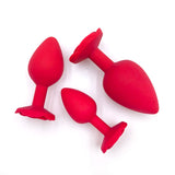 Rose Design Silicone Anal Plug – Beginner to Expert Size Options (3 Size)