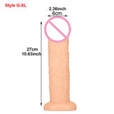 10 Inch Realistic Dildo with Powerful Suction