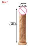 10 Inch Realistic Dildo with Powerful Suction