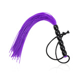 Rubber BDSM Flogger Whip