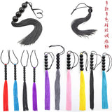 Rubber BDSM Flogger Whip
