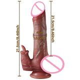 Realistic Telescopic Dildo & Female Stimulator – Flexible, Big-Penile Anal Plug
