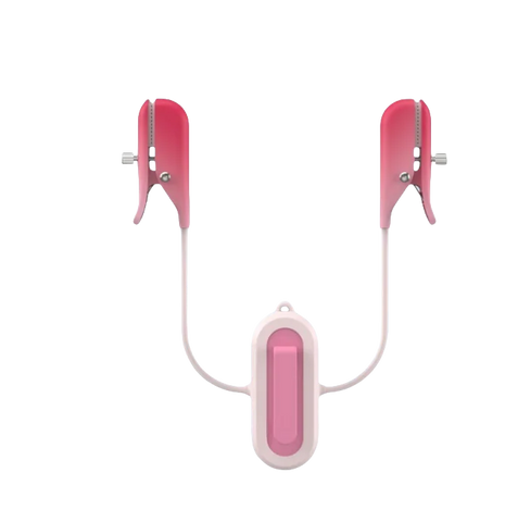 Wearable Nipple Clamp Vibrator – 2-in-1 Clitoral Stimulation Massager for Women