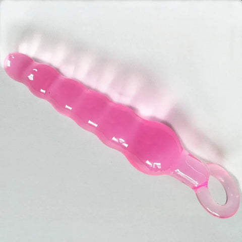 JellyFlex Anal Plug Beads – Prostate & Intimate Massager for Men & Women