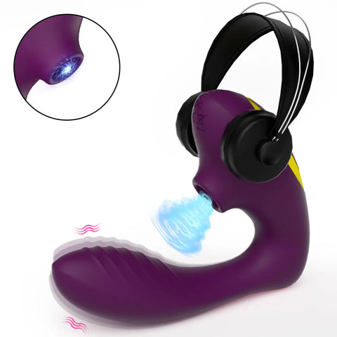 10 Speed Oral Suction Vibe for Clit & G-Spot