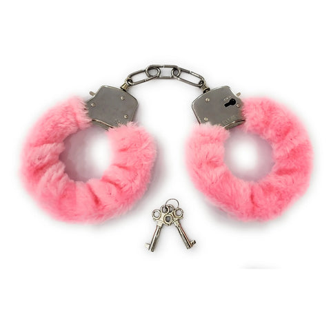 Plush Toy Handcuffs – Soft Costume & Cosplay Props for Parties and Stage Use