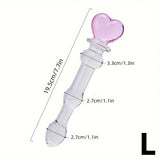 Crystal Glass Anal Plug & Beaded Dildo – Prostate and Intimate Stimulation Massager