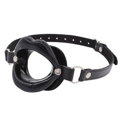 Silicone O-Ring Mouth Gag Strap – Adjustable Role Play & Bondage Accessory